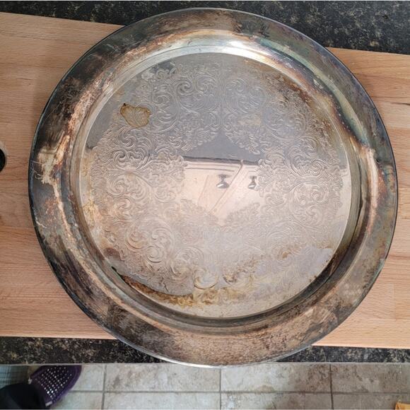 Paul Revere Silver Tray by Oneida - Picture 1 of 4